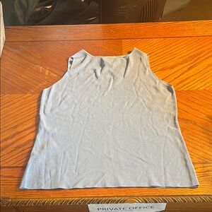 Blue Sleeveless Tank Top super flowy and cute